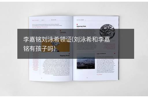 李嘉铭刘泳希领证(刘泳希和李嘉铭有孩子吗)