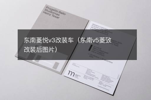 东南菱悦v3改装车（东南v5菱致改装后图片）