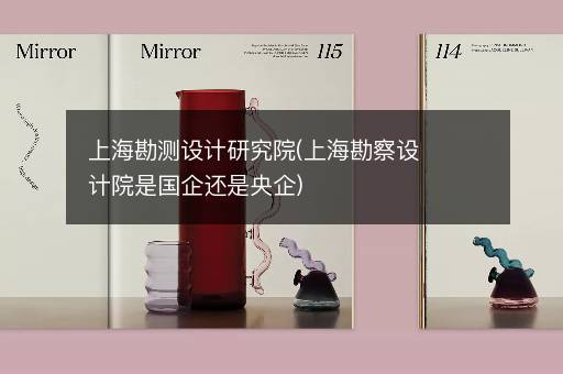 上海勘测设计研究院(上海勘察设计院是国企还是央企)