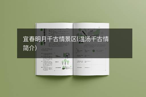 宜春明月千古情景区(温汤千古情简介)